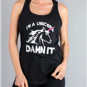 Livesore Unicorn Tank Top